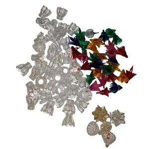 Vintage Christmas Light‎ Covers Starburst Chandelier Flower